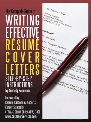 cover image of The Complete Guide to Writing Effective Résumé Cover Letters